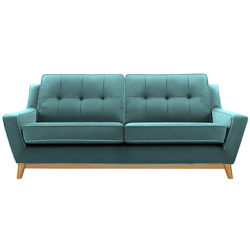 G Plan Vintage The Fifty Three Large 3 Seater Sofa Festival Teal